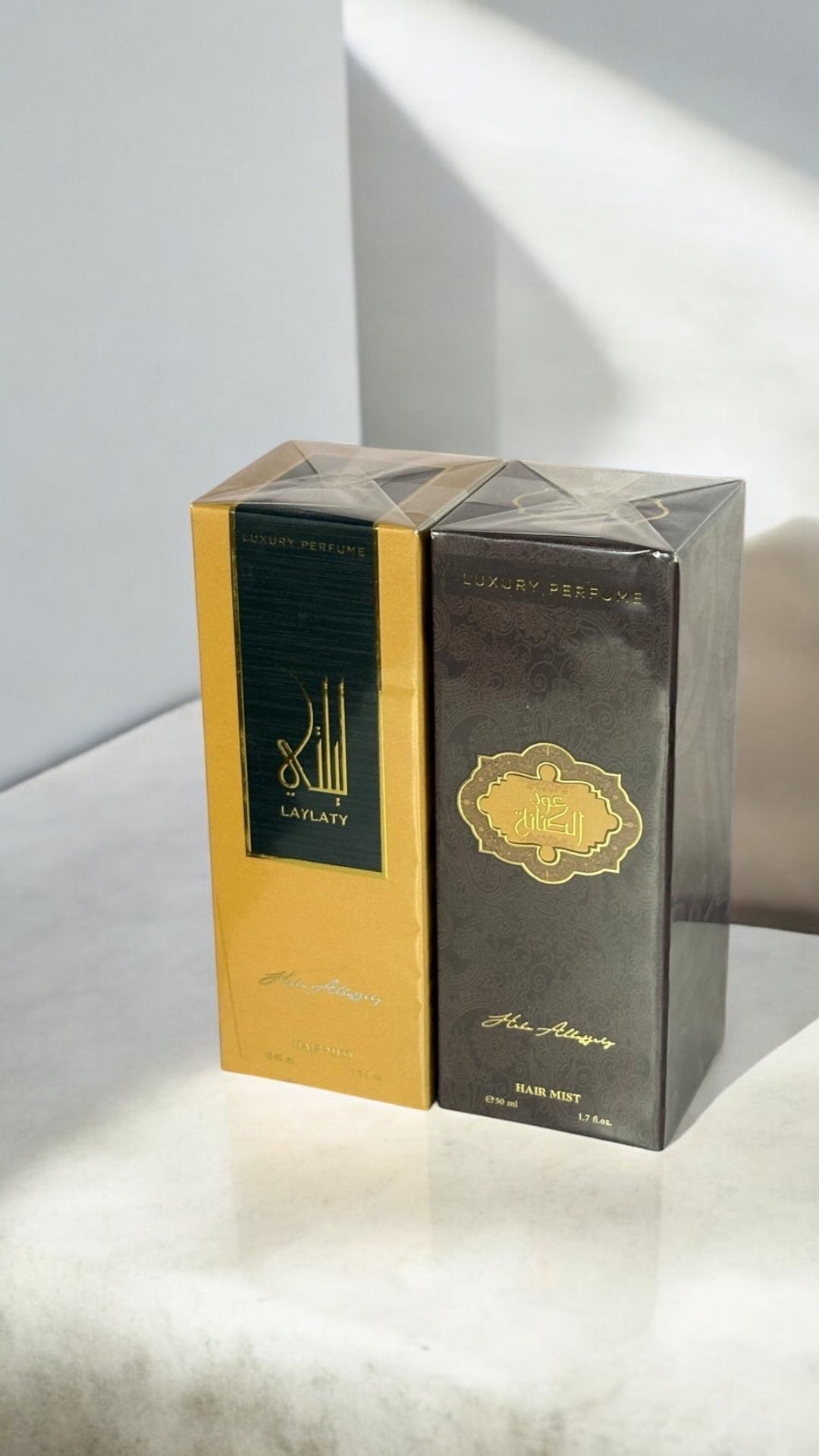 “عطور شعر فاخرة تخطف الأنفاس – ليلتي وعود الكيان، ثنائية تميزك برائحة تدوم! الآن الاثنين فقط بـ99 ريال.